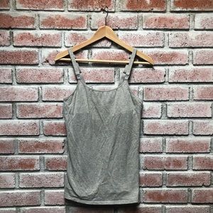 Nursing Tank— heather gray